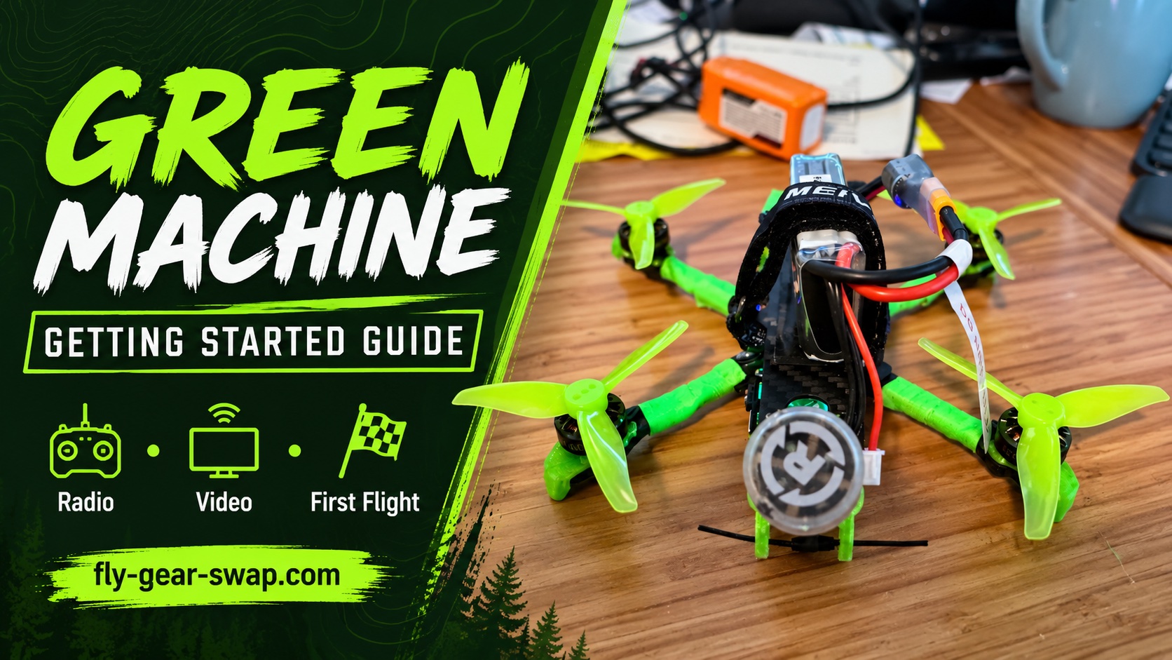 Green Machine getting started guide thumbnail featuring the actual green quad