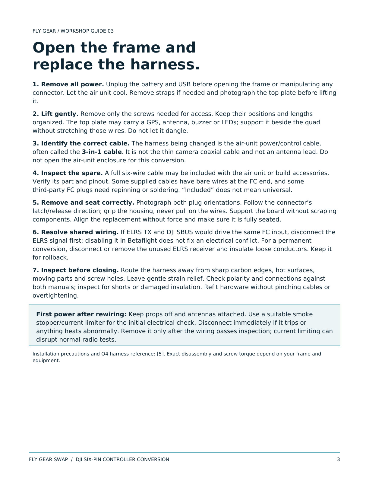 DJI six-pin controller conversion guide - page 3 of 10