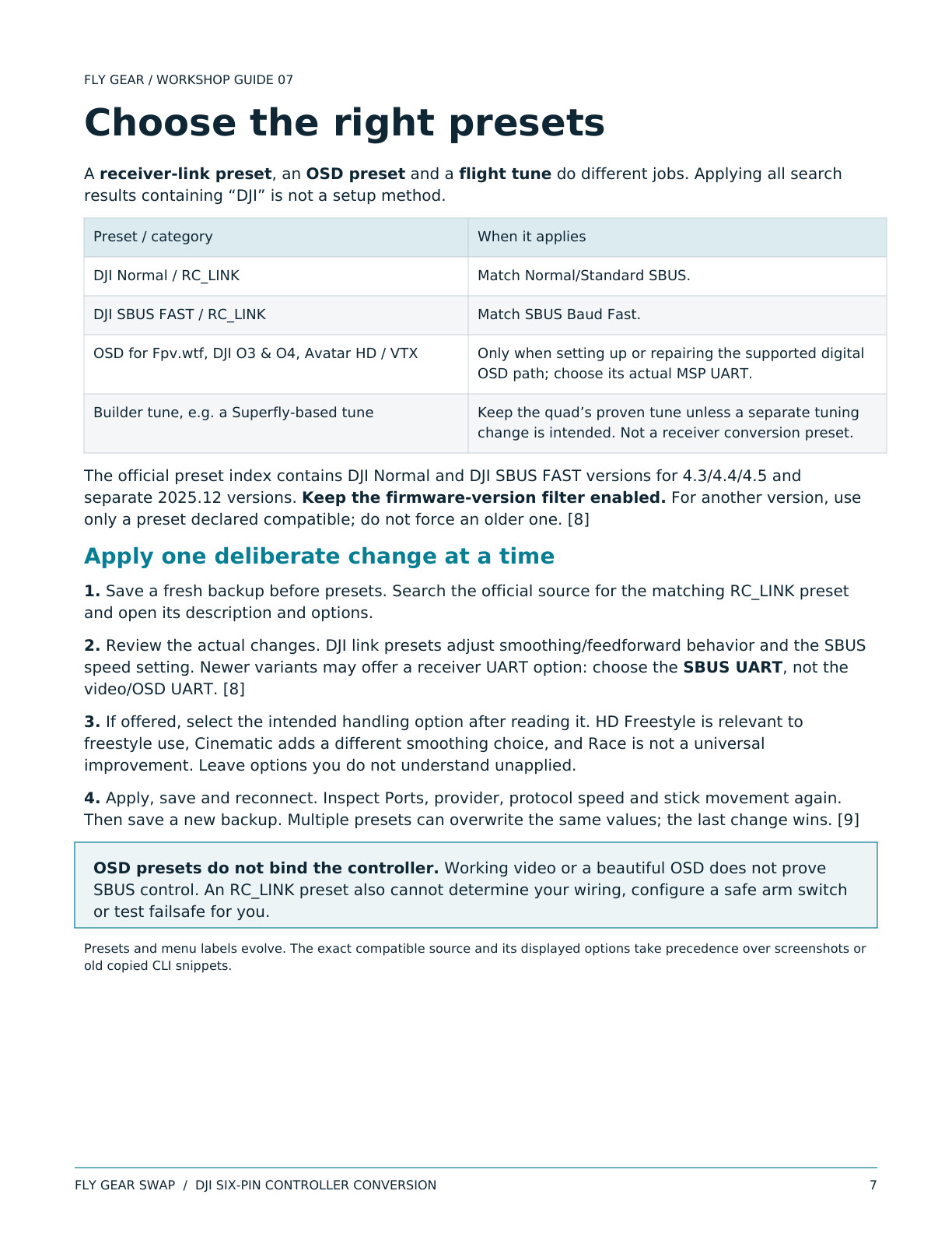 DJI six-pin controller conversion guide - page 7 of 10