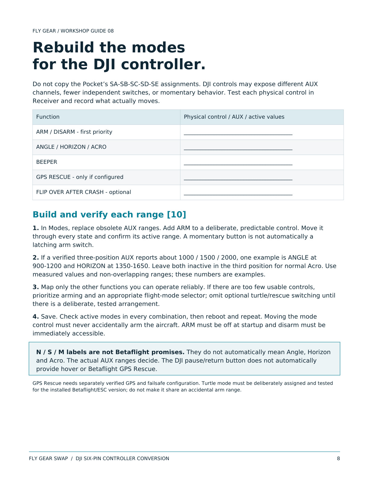 DJI six-pin controller conversion guide - page 8 of 10
